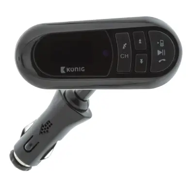 Fm Audio Transmitter Bluetooth 3.5 Mm Black, König