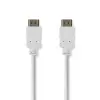 HDMI 1.4 19P-19P cable 2m gilded tips, AWG28, White
