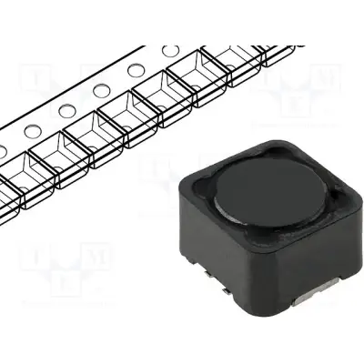 Inductor, wire, 22uh, 5a, 0.39mΩ, smd, 12x12x10mm, ±20%, -40÷