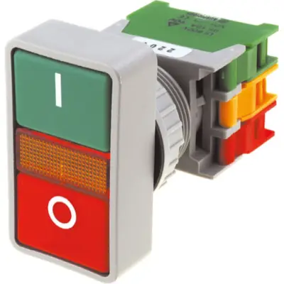 Panel mount switches for operating machine 30mm O + NO + NC 6A
