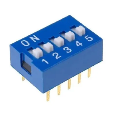 5 DIP lüliti horisontaalne