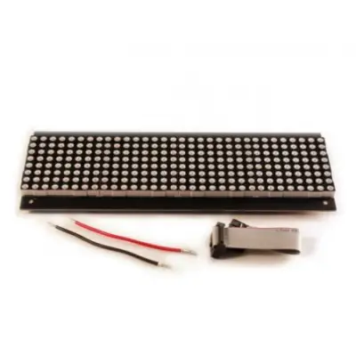 32X8 Punane LED Dot Matrix plaat P7.62