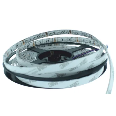 LED lint RGB 5m 12V 60led/m 12W/m kleebitav IP63 PRO LINE
