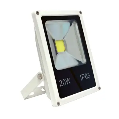 LED COB prozektor 20W külm valge 6000K 1400lm, valge, IP65