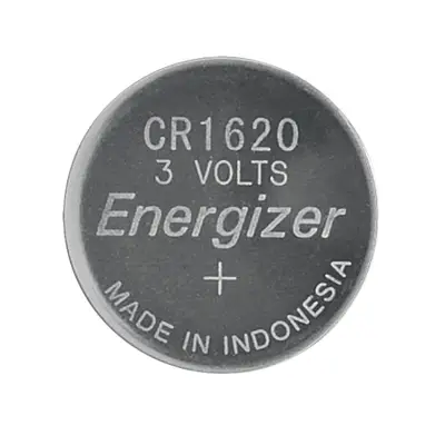 Lithium Button Cell Battery CR1620, 3 V DC, 81 mAh, 1-Blister