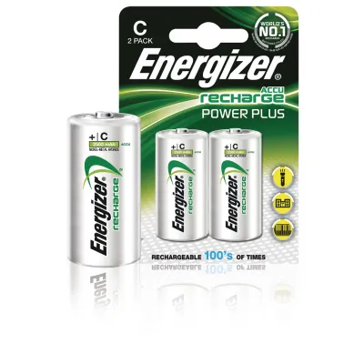 Rechargeable NiMH Battery C | 1.2 V DC | 2500 mAh | Precharged | 2-Blister | HR14 | Silver