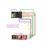 ESP8266 WiFi serial port moodul ESP-01