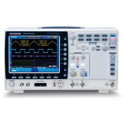 2 kanaliga ostsilloskoop 8" TFT 800*600pix 70MHz 2GS/s 8bit