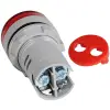 Digital voltmeter 60-500V AC d=22mm red number