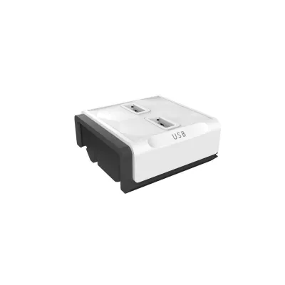 Allocacoc Modular 2xUSB laiendusmoodul valge