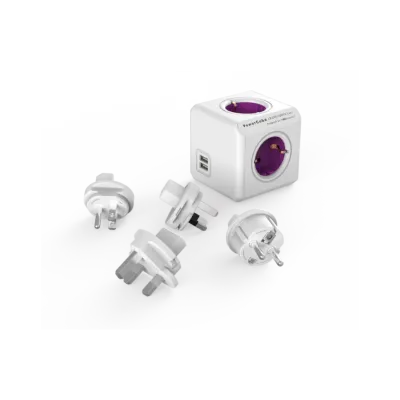Reisiadapter vargapesa Powercube 4xSchuko 2xUSB 2.1A
