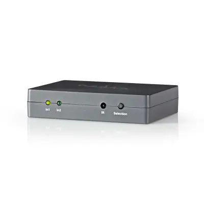 HDMI manuaalne lülituskarp 2-sisendit/1-väljund 4K 3D