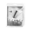 XLR3 pistik-XLR3 pistik jätk, must