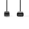Displayport v1.1 -> HDMI kaabel, pistik - pistik 3m, Must