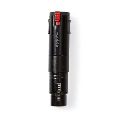 XLR3 pistik-6.3mm stereo pesa, must Nedis