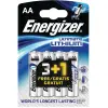 Liitium patareid AA 4tk 1.5V -40..+60C, Energizer