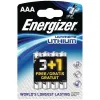 Батарейки AAA 4шт 1.5V -40..+60C, Energizer
