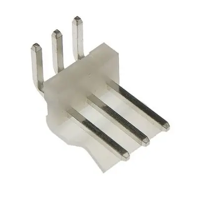 3-pin 3.96mm pistik plaati nurk