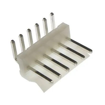 6-pin 3.96mm pistik plaati nurk