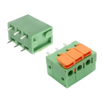 Klemmliist 3-ne plaati joodetav 5.08mm samm kruvita ühendus