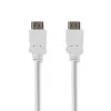 HDMI 1.4 19P-19P kaabel 10m kullatud pistikud, AWG28, Valge