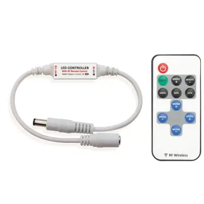 Dimmer LED ribadele 12V 6A (12A impulssi), RF lame pult, väike kontroller