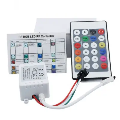 Беспроводной инфракрасный 12V RGB адресный регулятор яркости WS2811