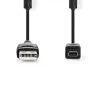 USB 2.0 12pin kaabel Olympus kaamerale 2m Must