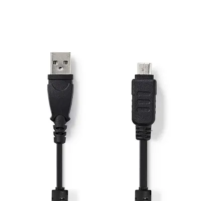 USB 2.0 12pin kaabel Olympus kaamerale 2m Must