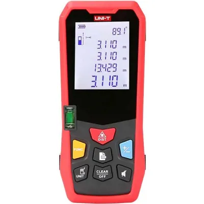 Laser Distance Meter 0.05-100m, accuracy +/-2mm UNI-T LM100