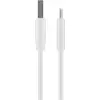USB-A - USB-C 2.0 kaabel 1m valge