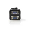VGA jagur pistik -2*VGA pesa kullatud, splitter