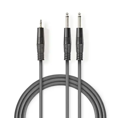 3.5mm stereo pistik-2*6.3mm mono pistik 1.5m Hall