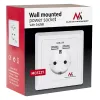 Embedded Socket Schuko+ 2xUSB 2.4A White