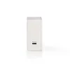 Toiteadapter laadija USB-C pesa Power Delivery PD 60W 3A, Valge