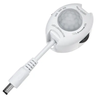 PIR Liikumisandur lüliti dimmer LED toodetele 12V 60W 2.1/5.5mm ühendused