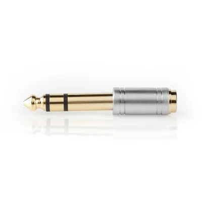 6.3mm stereo pistik-3.5mm stereo pesa kullatud
