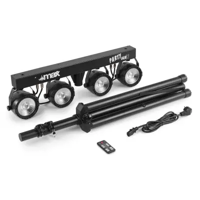 Statiiv 1.8m 4- efektiga DMX, 4xPAR 4*20W RGB