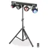 Statiiv 1.7m 4- efektiga DMX, 2xPAR 3*3W + 2xJelly 4*3W RGBW