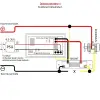 Digitaalne volt- ja ampermeeter 0-100V 100A sininine/punane