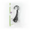 6.3mm mono pistik otse - 6.3mm mono pistik nurgaga 5m Hall