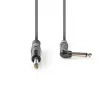 6.3mm mono pistik otse - 6.3mm mono pistik nurgaga 5m Hall