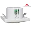 Микроволновый датчик движения + сумеречный датчик 68mm в коробку 5-15м 1200W
