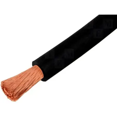 Silikoon kattega pehme klass 6 juhe 2.5mm2 must -50..+135deg