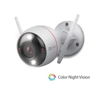 EZVIZ  C3W Color Night Vision Outdoor camera 2MP, 2.8mm, IR Wi-Fi & Rj45