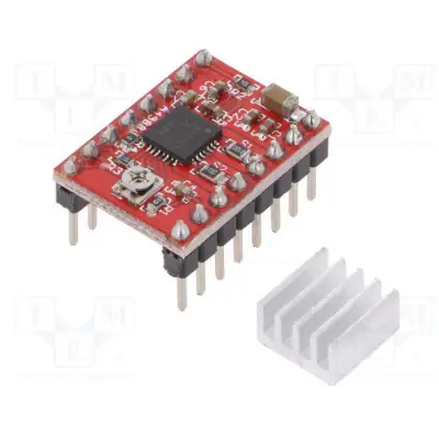 Stepper motor controller; A4988; 1.7A; Uin mot: 8÷30V