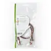 CAT6 Patch ethernet cable 50cm,  S/FTP gigabit LSZH PiMF, shielded, Brown