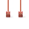 CAT6 Patch Võrgukaabel 25cm,  S/FTP gigabit LSZH PiMF, varjestatud, Punane