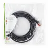 CAT6 Patch Võrgukaabel 5m,  S/FTP gigabit LSZH PiMF, varjestatud, Must