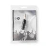 6.3mm stereo pistik-XLR3 pesa, adapter, must